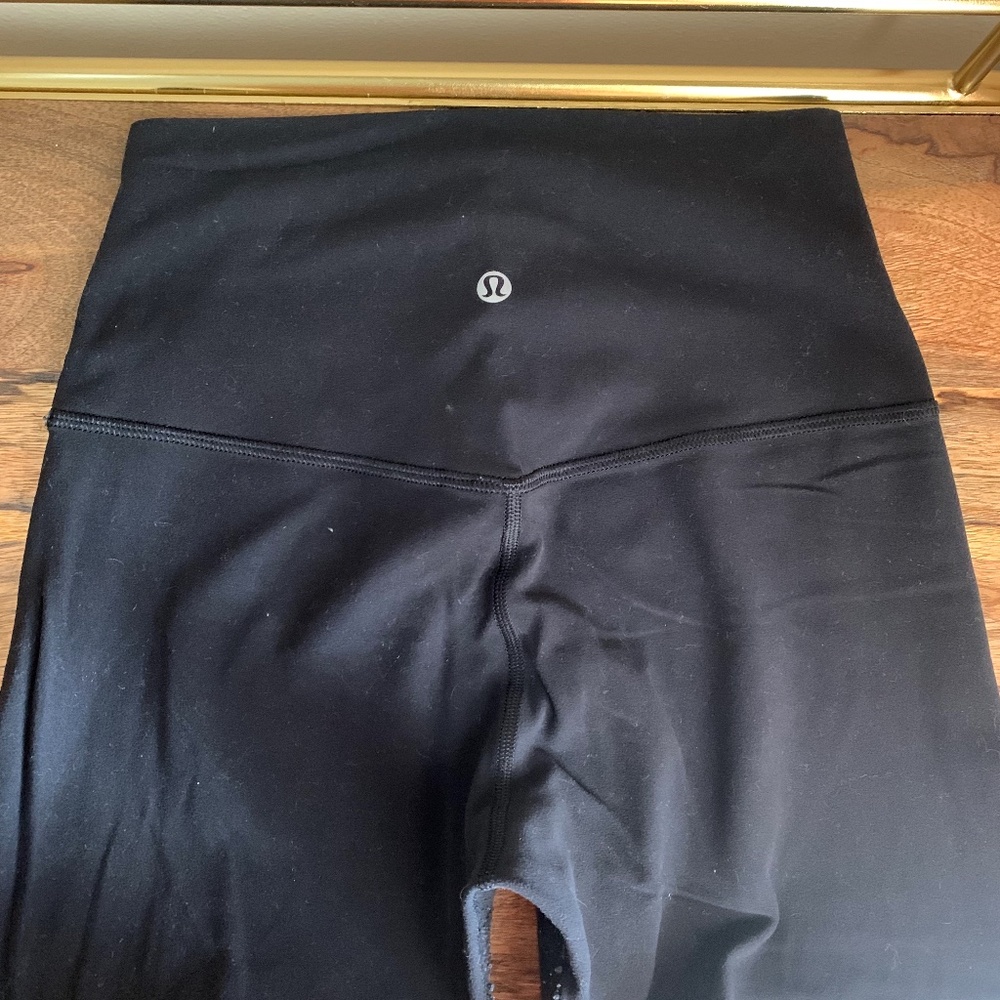 Lululemon black align crop pant